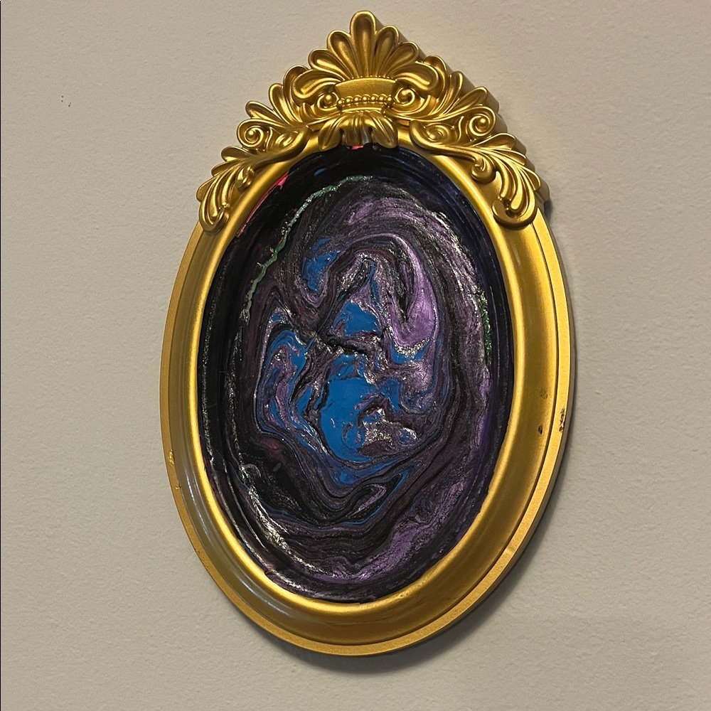 Gold Framed Abstract Art